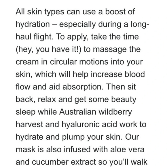 Flight Mode Skincare High Altitude Hydration Mask - Picture 6 of 10